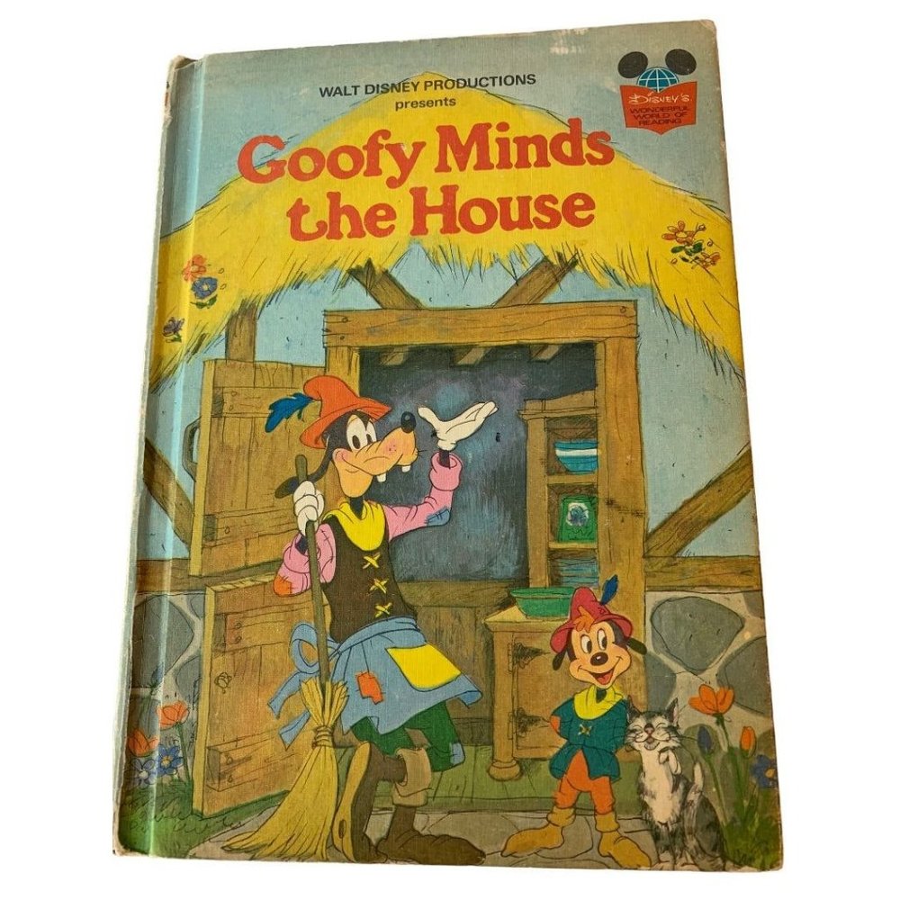 Walt Disney Productions 1975 Goofy Minds the House Disney Wonderful World of Rea